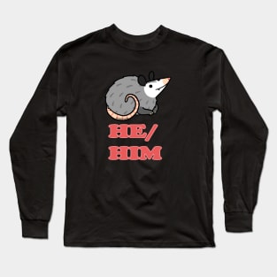 He/Him Long Sleeve T-Shirt